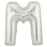Baloane Folie Mari cu Litere A-Z Argintii, 86 cm / 34", Northstar Balloons, 1 buc