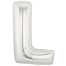 Baloane Folie Mari cu Litere A-Z Argintii, 86 cm / 34", Northstar Balloons, 1 buc