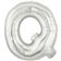 Balon folie mare litera Q argintiu - 86cm, Northstar Balloons 00212