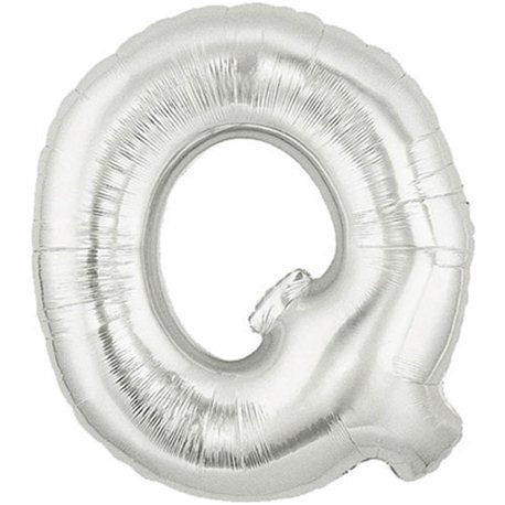 Baloane Folie Mari cu Litere A-Z Argintii, 86 cm / 34", Northstar Balloons, 1 buc