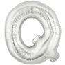 Balon folie mare litera Q argintiu - 86cm, Northstar Balloons 00212