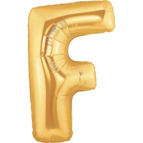 Baloane Folie Mari cu Litere A-Z Aurii, 86 cm / 34", Northstar Balloons, 1 buc