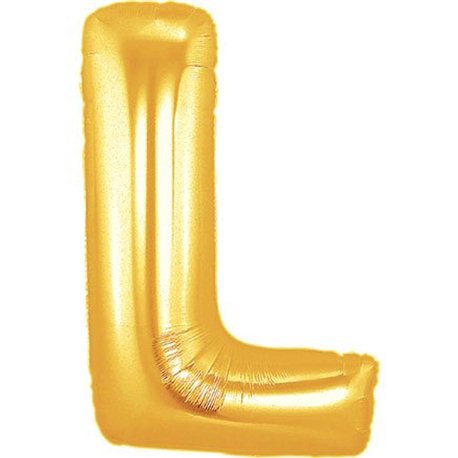 Baloane Folie Mari cu Litere A-Z Aurii, 86 cm / 34", Northstar Balloons, 1 buc