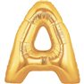 Baloane Folie Mari cu Litere A-Z Aurii, 86 cm / 34", Northstar Balloons, 1 buc