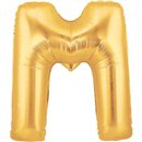 Baloane Folie Mari cu Litere A-Z Aurii, 86 cm / 34", Northstar Balloons, 1 buc