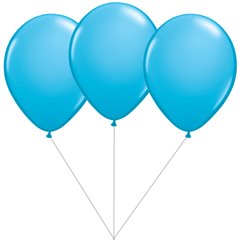 Buchet din 3 baloane latex bleu cu heliu, Gemar BB.G90.LIGHTBLUE