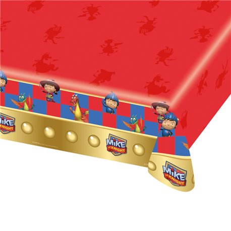 Fata de masa din plastic pentru petrecere copii - Mike the Knight, 180 x 120 cm, Amscan 996101, 1 buc