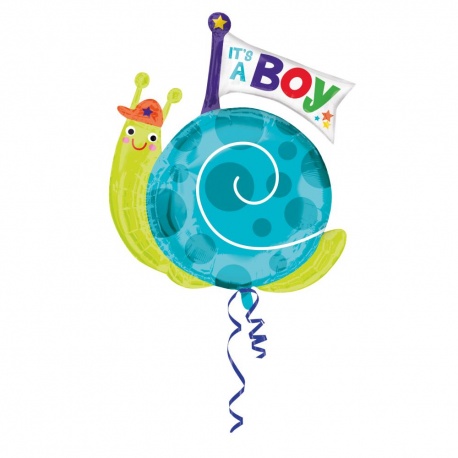 Balon folie figurina It's a boy, 68 x 73cm, Amscan 33660
