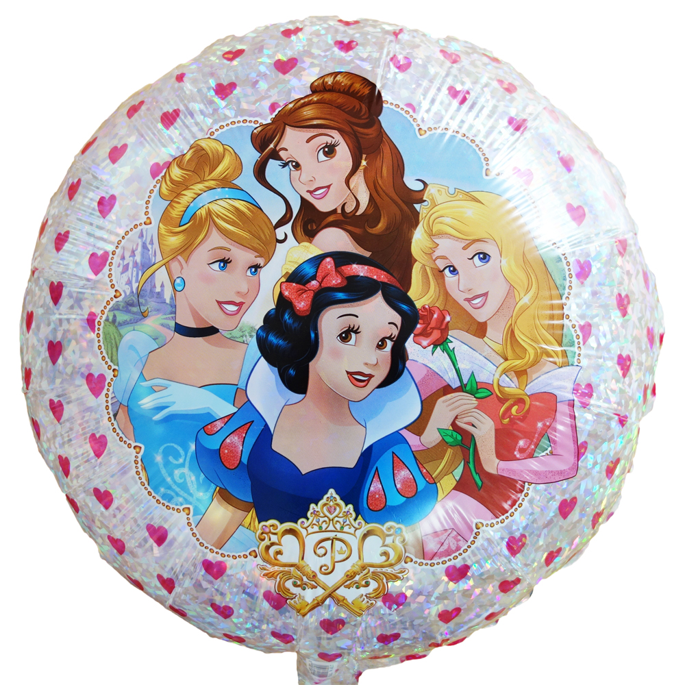 Disney Princess Party Happy Birthday Girl 18" Round Foil Balloon