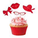 Scobitori decorative Lady pentru briose, Radar 502.51, Set 12 buc