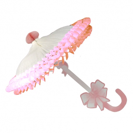 Decor Umbrela roz 60cm