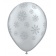 Baloane latex 11"/28 cm Fulgi de Nea cu sclipici, Q 80170