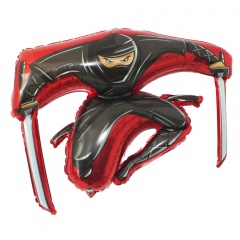 Balon folie figurina Ninja, Amscan 33772
