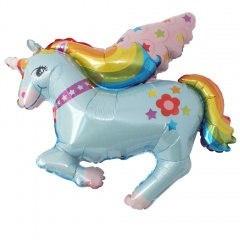 Balon folie figurina Unicorn, Amscan 27280