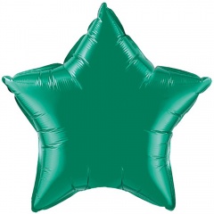 Balon folie emerald green metalizat stea - 45cm, Northstar Balloons 00597