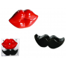 Set cadou solnite cu buze si mustata, 7 x 5 cm, Radar 78/7979