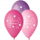 Baloane inscriptionate - La multi ani, Andreea, 12 buc