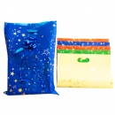 Punga Cadou Diverse Culori Cu Stelute Aurii - 35 x 50 cm, Radar, Set 5 buc