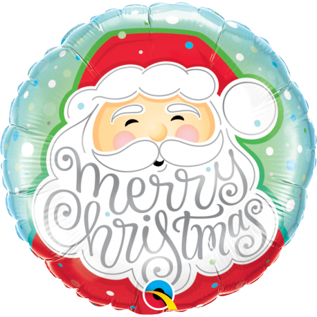 Folie 45 cm "Merry Christmas", Qualatex 43516