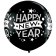Balon latex Jumbo 3'/91 cm Happy New Year, Q 19175