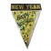 Ghirlanda decorativa fanioane Happy New Year -  3.60 m, Radar 52189, 1 buc