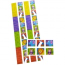 Stickere decorative pentru copii - Jungle Party, Amscan 158406, Set 12 piese