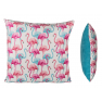 Perna decorativa cu pasari Flamingo, 40 x 40 cm, Radar 190240