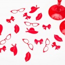 Confeti Lady diverse forme pentru petrecere - 14 gr, Radar 51097