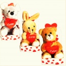 Figurina plus cu inimioara Love, 15 cm, Radar 96065