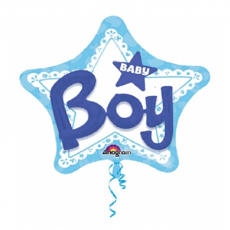 Balon Folie Figurina 81 cm Stea Baby Boy, Anagram A30922