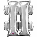 Balon Folie Simbol Hashtag Argintiu - 41 cm, Amscan 33066