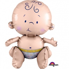 Balon folie figurina bebelus - 33 x 38 cm, Amscan 35202