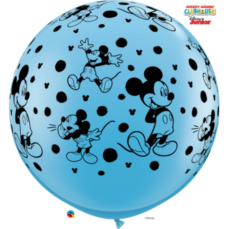 Balon Latex Jumbo 3 ft Mickey Disney, Qualatex 49576