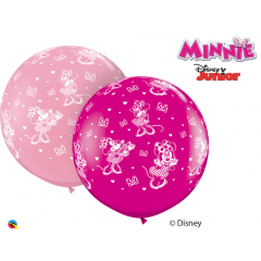 Balon Latex Jumbo 3 ft Minnie Mouse Disney, Qualatex 49577