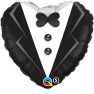 Balon Folie 45 cm Wedding Tuxedo, Qualatex 15784