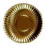 Farfurii petrecere carton aurii 23 cm, Radar 62152, Set 10 bucati