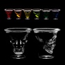 Pahare shot cu cranii pentru Halloween - 60 ml, Radar 60368, set 6 bucati