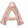 Balon Folie Mare Litera A Rose Gold - 93 x 86cm, Amscan 36564