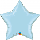 Balon folie pastel blue metalizat cu forma de stea - 45 cm, Northstar Balloons 00375, 1 buc
