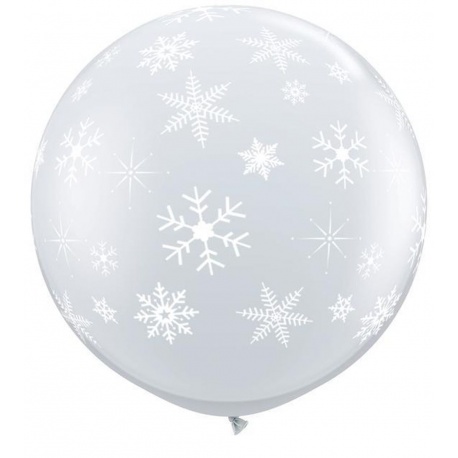 Balon Jumbo 3 FT Diamond Clear Fulgi de Nea, Qualatex 33533