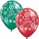Baloane latex 11"/28 cm Merry Christmas, Q 60132
