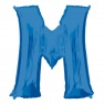 Balon Folie Mare Litera M Albastru - 81 x 83 cm, Amscan 35423