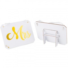 Accesorii decorative MR & MRS- 20 x 15 cm, Radar 41334, set 2 bucati