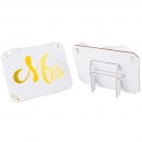 Accesorii decorative MR & MRS- 20 x 15 cm, Radar 41334, set 2 bucati