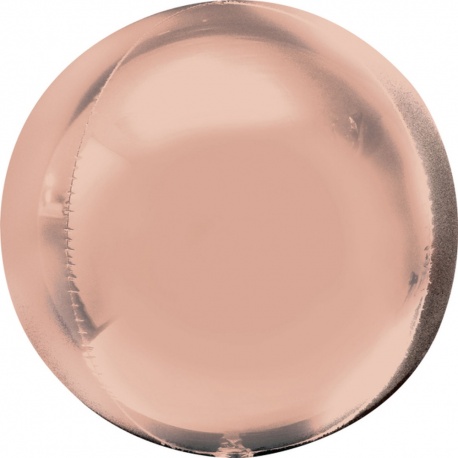 Balon folie orbz Rose Gold - 38 x 40 cm, Amscan 36181