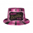 Joben Plastic cu Sclipici - Happy Birthday, Amscan 250448