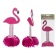 Decoratiune din hartie cu flamingo pentru petrecere - 11 x 24 cm, Radar 500176, 1buc/set