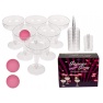 Joc de petrecere pentru adulti - Prosecco Pongo - 12 pahare de plastic, ca. 8,5 x 11 cm si 3 mingii, Radar 79/3929