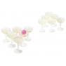 Joc de petrecere pentru adulti - Prosecco Pongo - 12 pahare de plastic, ca. 8,5 x 11 cm si 3 mingii, Radar 79/3929