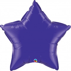 Balon folie metalizat Quartz Purple - 36"/ 91 cm, Qualatex 12355